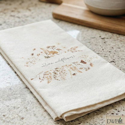 Tea Towel - Autumn Wildflowers | Hostess Gift
