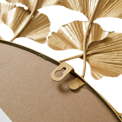 Gold Foil Ginkgo Leaf Decor Mirror