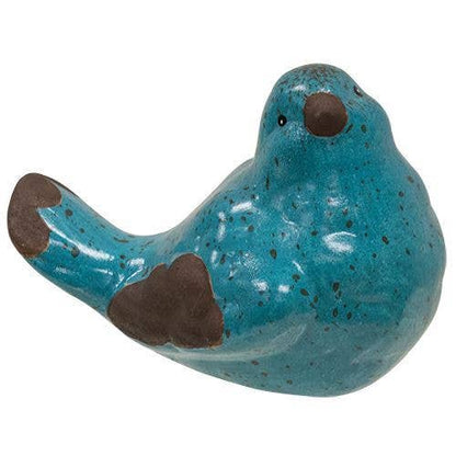 Resin Blue Bird, 4 Assorted