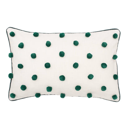 Dot Pom-Pom Throw Pillow
