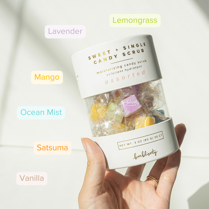 Sugar Cubes Candy Scrub – Assorted (30 pc) | Self-care Gift