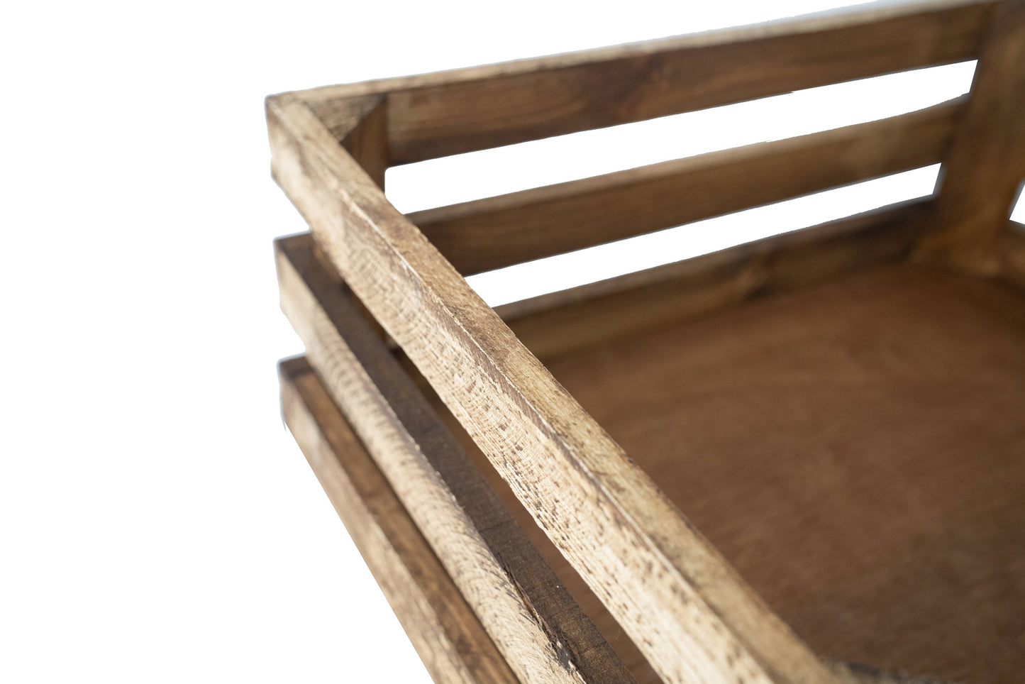 Killian Wood Crate-Store Display-Set of 3-Antiqued White