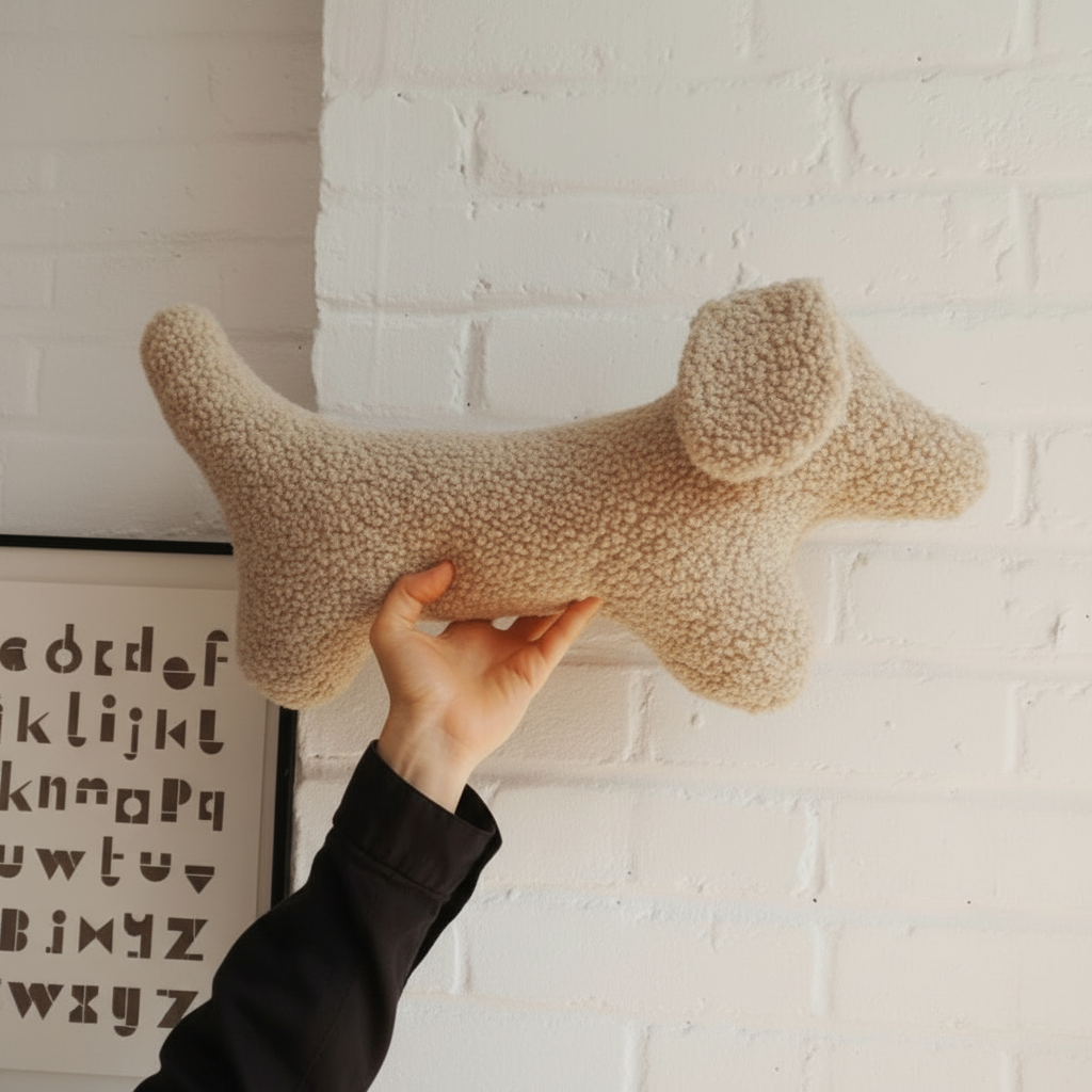 Dachshund Dog Plush Throw Pillow - 5 colors