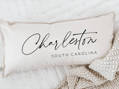 Personalized Lumbar Pillows -Rincon Georgia