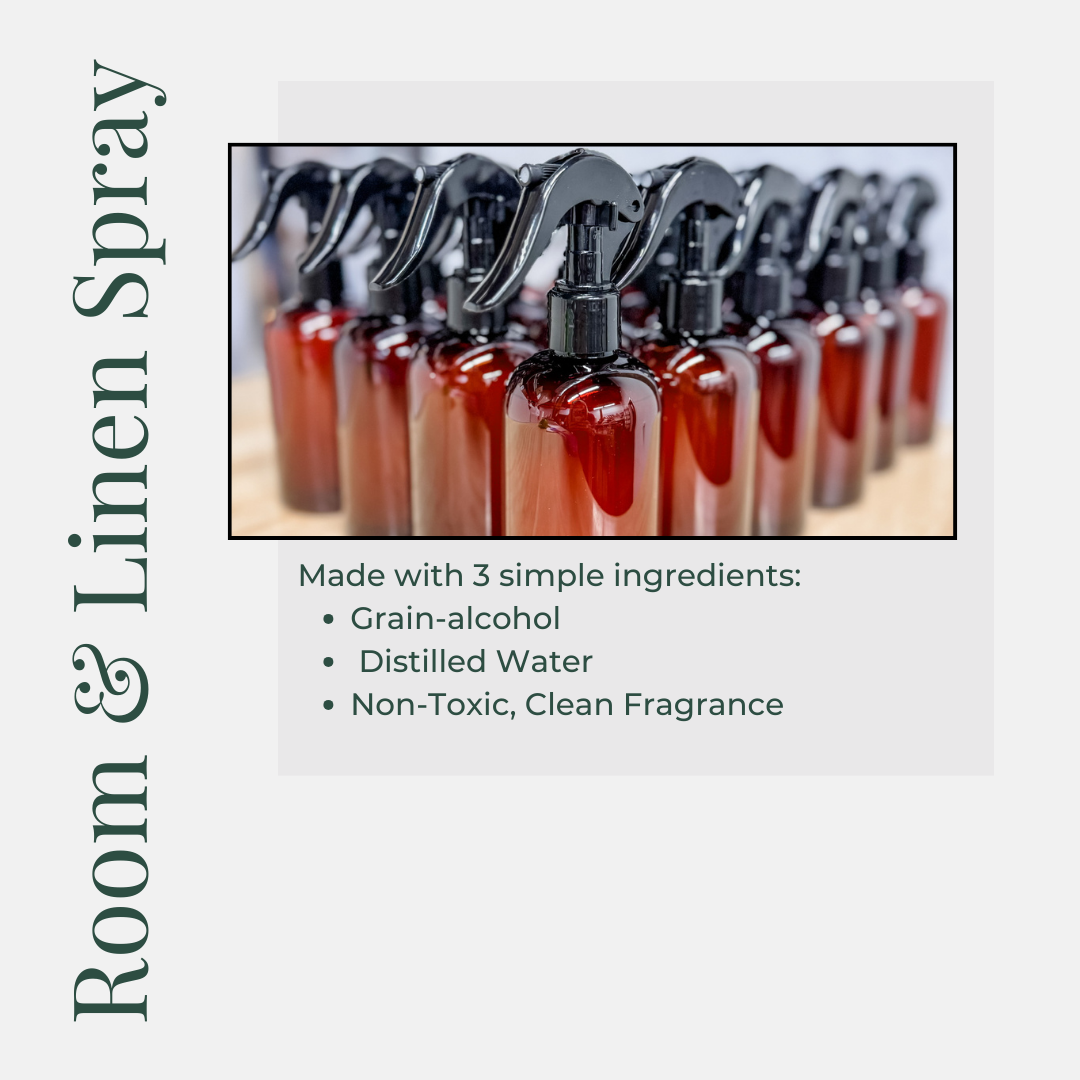 Lakehouse Room & Linen Spray | Non-Toxic & Long-Lasting | Made with Just 3 Ingredients