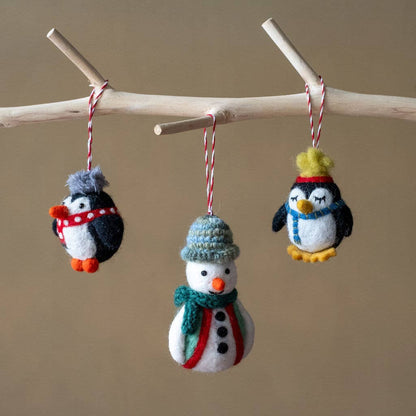 Ornaments Natural Wool Handmade in Nepal