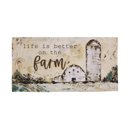 Life Is Better Lumbar Pillow 14x20