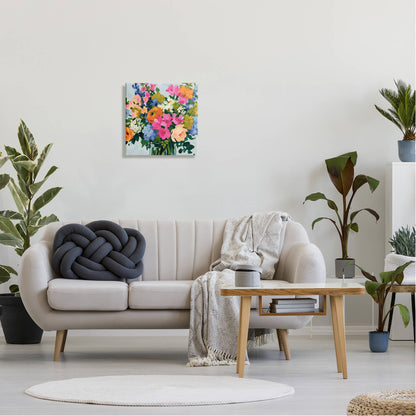 Vivid Bouquet Blooms Canvas Art
