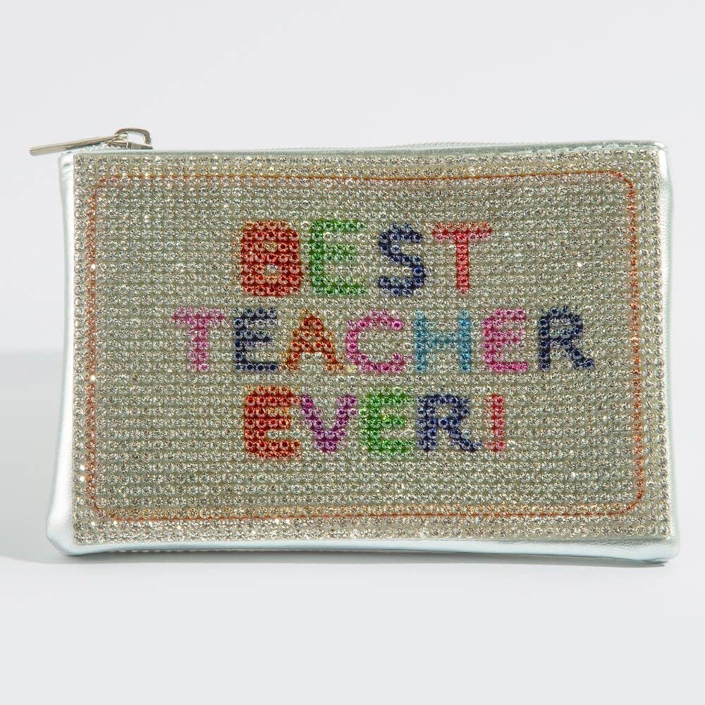 Best Teacher Ever Pave Coin Purse