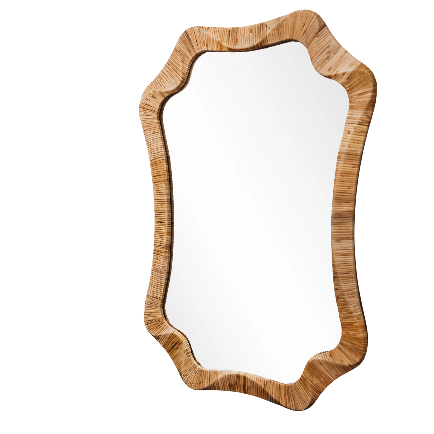 Rattan Mirror 24" x 1.25"x 34.5" PK 1