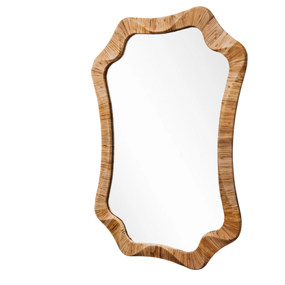 Rattan Mirror 24" x 1.25"x 34.5" PK 1