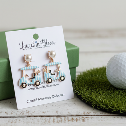 Sweet Tee Club Cart Earrings