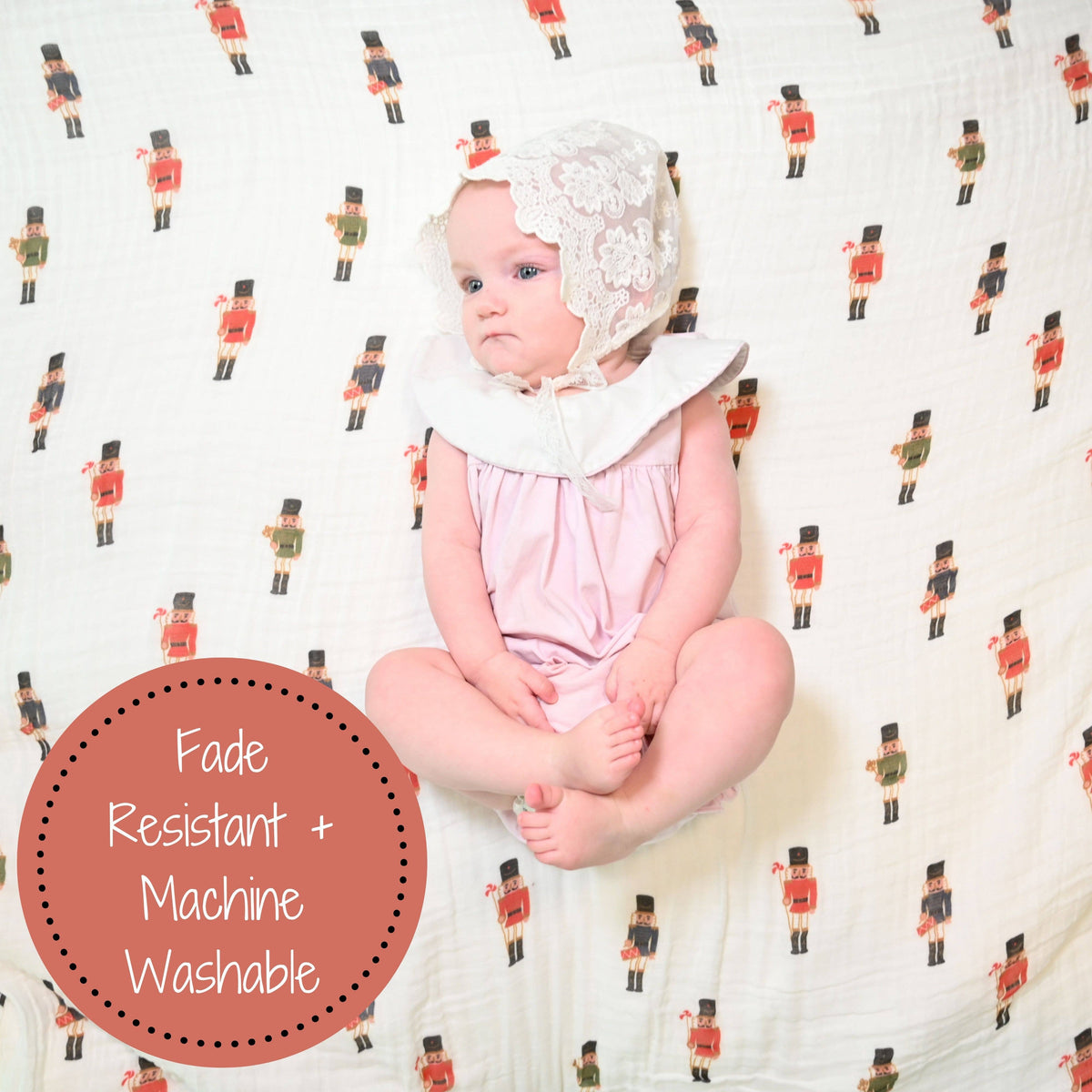 Muslin Quilt Baby & Kids Blanket Nutcracker