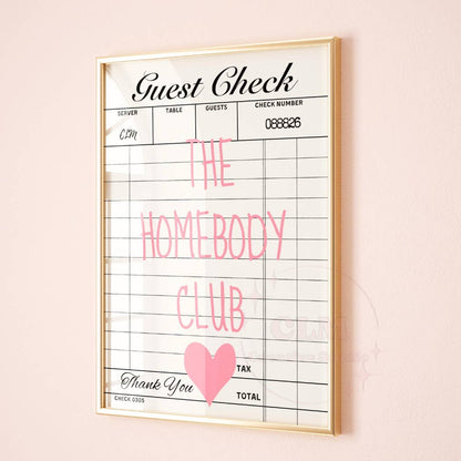 The Homebody Club Wall Art Prints (Copy)