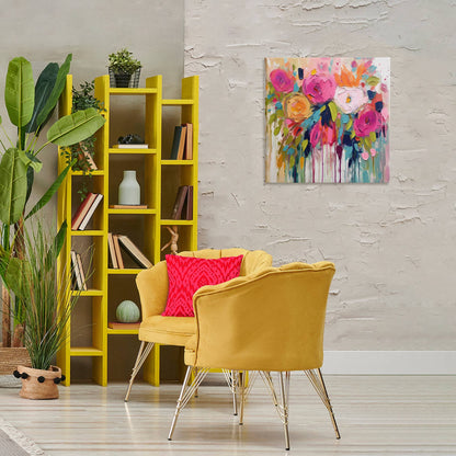 Urban Paint Bouquet Canvas