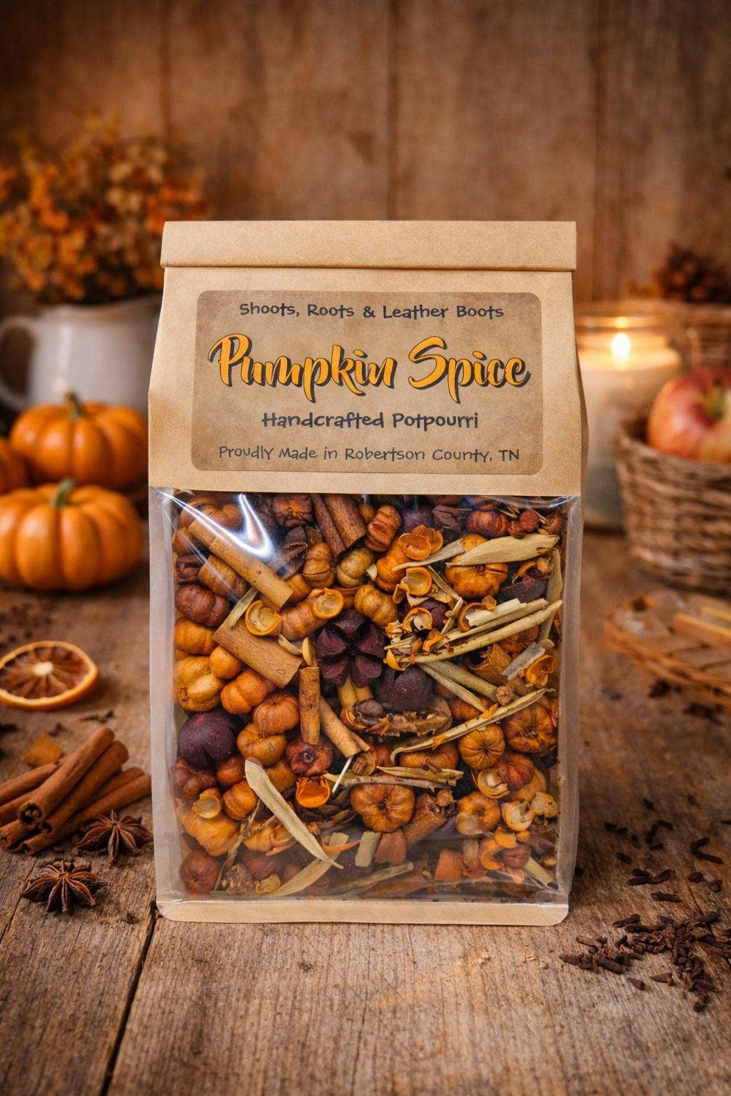 Pumpkin Spice Handcrafted Potpourri