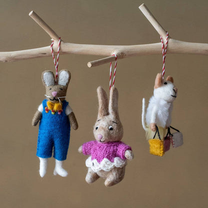 Ornaments Natural Wool Handmade in Nepal