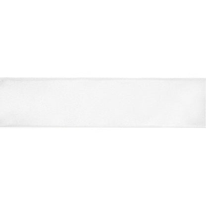 Wired Shimmer Satin Ribbon White 10 Yard Roll