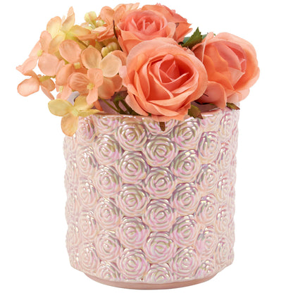 Pink Roses Vase
