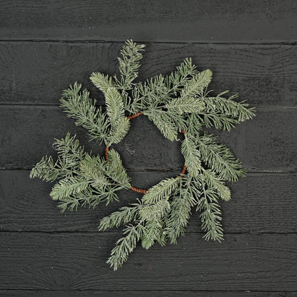 510793- 18in(6.5)Wreath-Icy Sparkle Old World Mix Pines