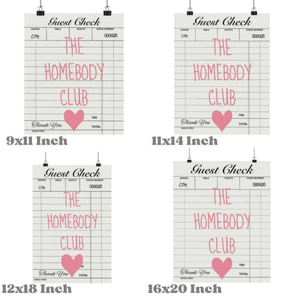The Homebody Club Wall Art Prints (Copy)