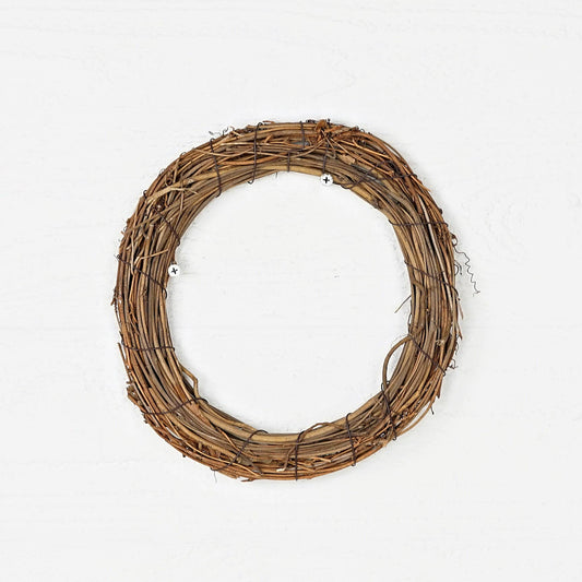 M30910- 10inD Natural Angel Vine Ring Wreath
