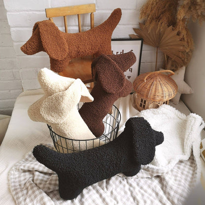 Dachshund Dog Plush Throw Pillow - 5 colors
