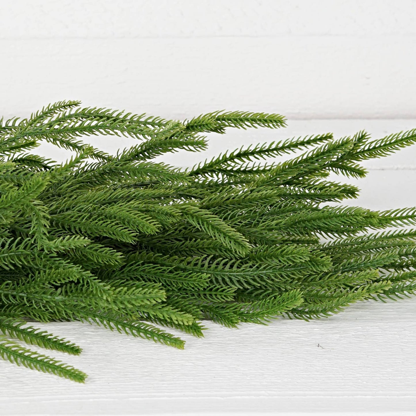 31852-28inLx14inW Teardrop-Soft touch Evergreen Norfolk Pine