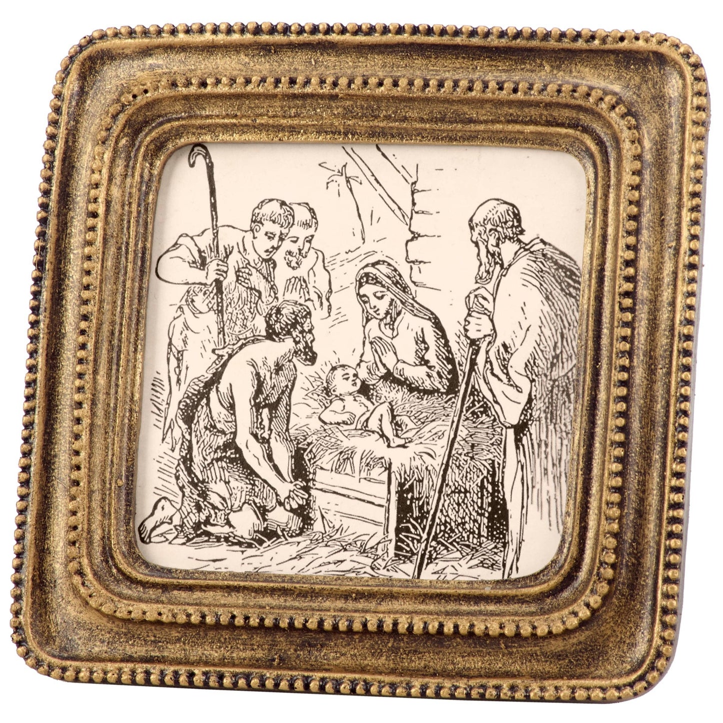 Nativity Sketch Framed Art