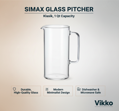 Simax - Glass Pitcher, Klasik, 1Qt