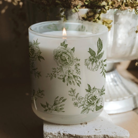 Green Delft 12 oz Soy Candle