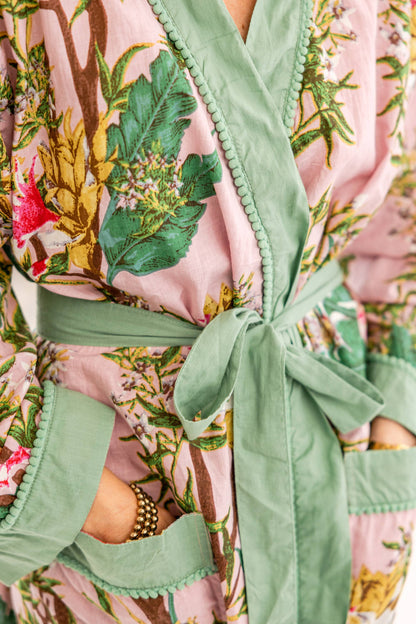 Palm Paradise Cotton Robe