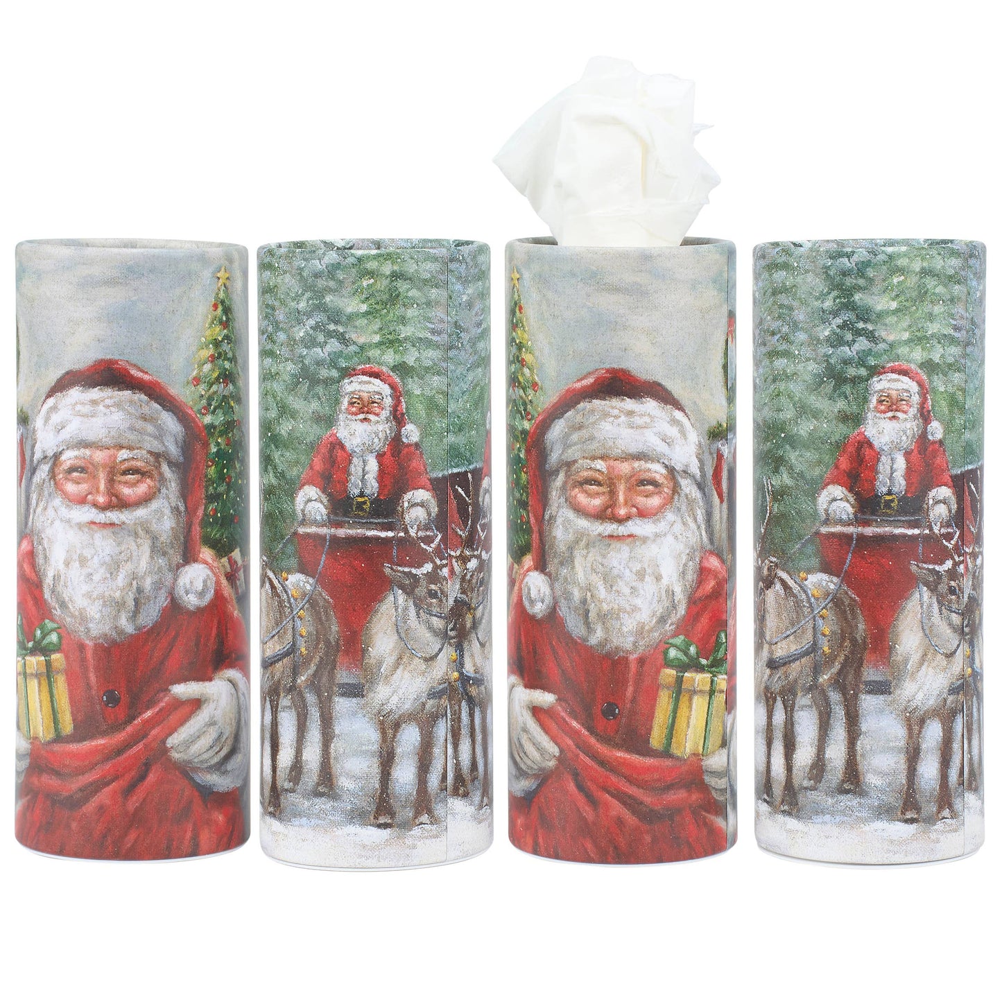 Santa Tissue Box Set