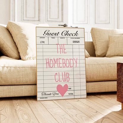 The Homebody Club Wall Art Prints (Copy)