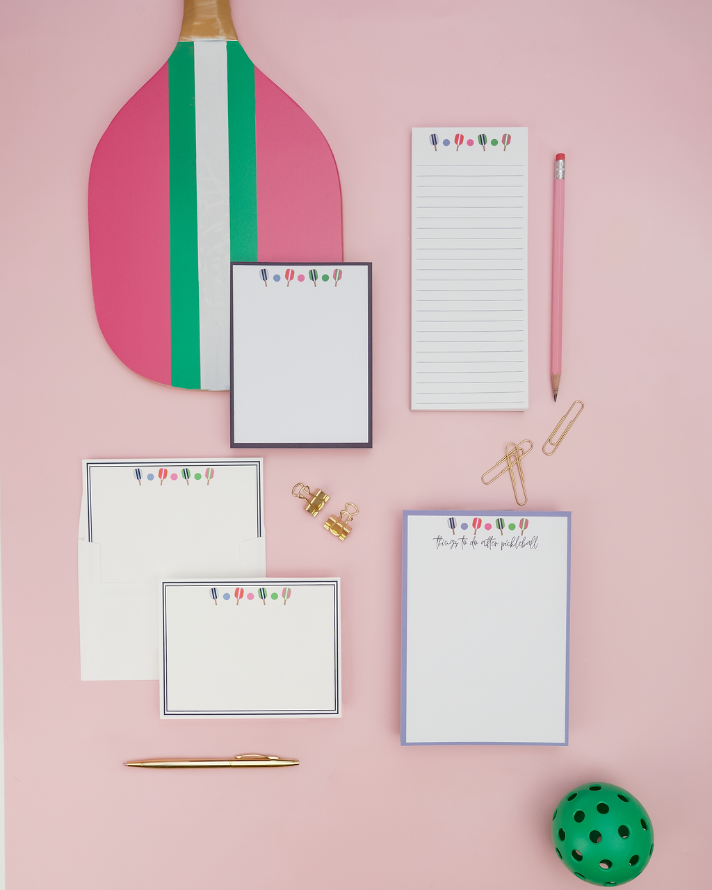 Things to do After Pickleball - Pickleball Paddle Notepad
