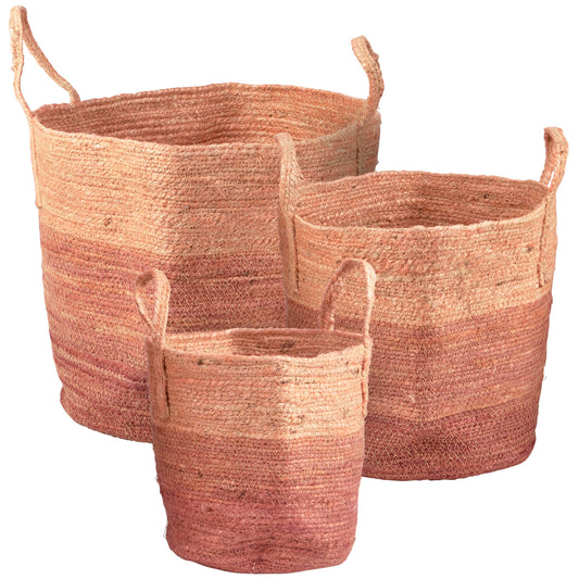 Braided Ombre Basket Set