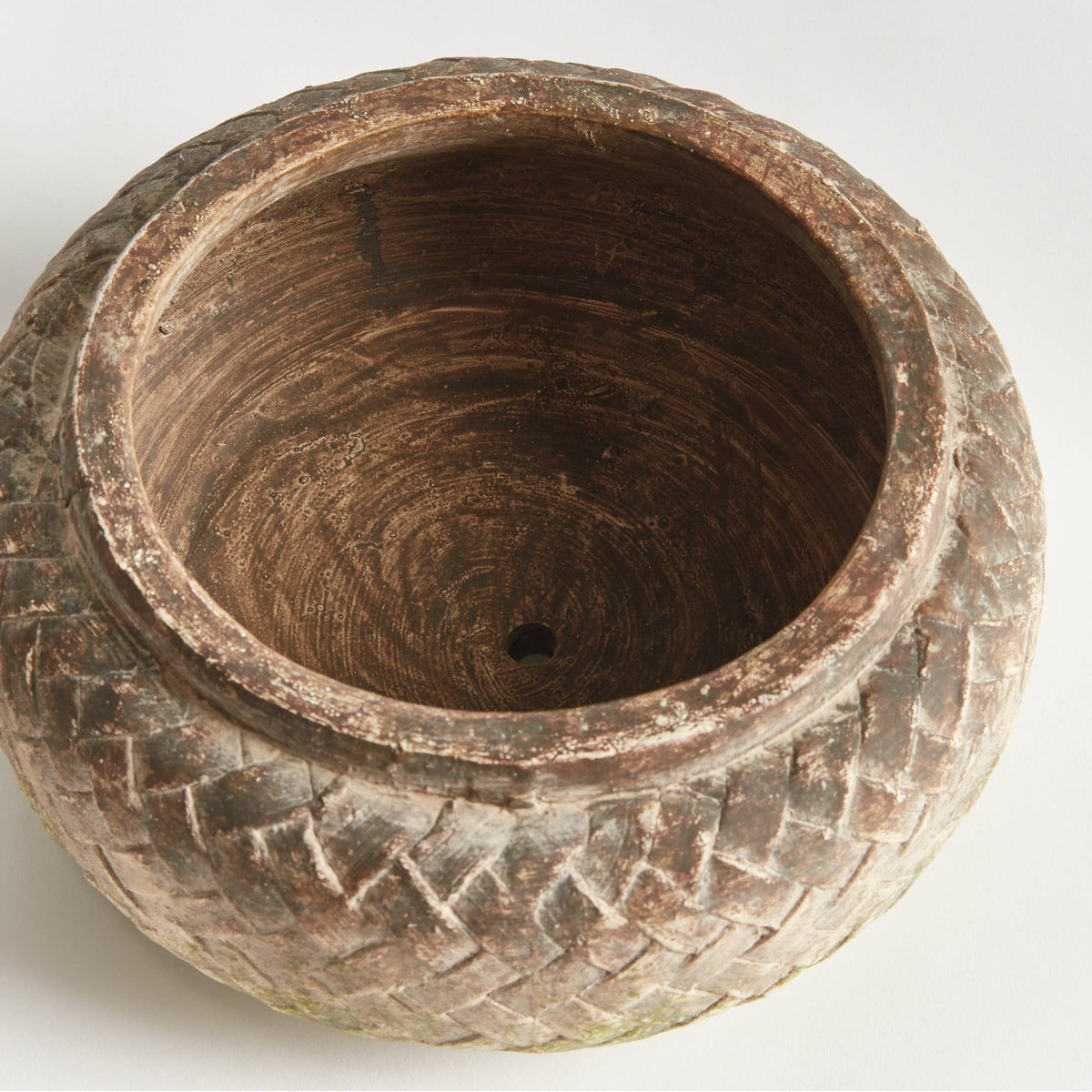 Weathered Garden Low Bowl Small
