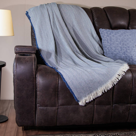 100% Cotton Patterned Throw Blankets – 58″ x 62″