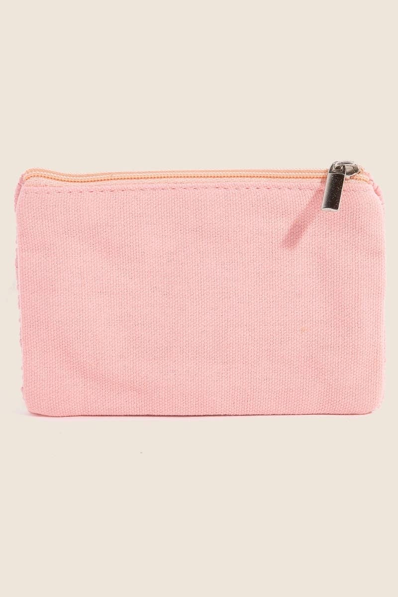 Best Nurse Sequin And Seed Beaded Coin Purse