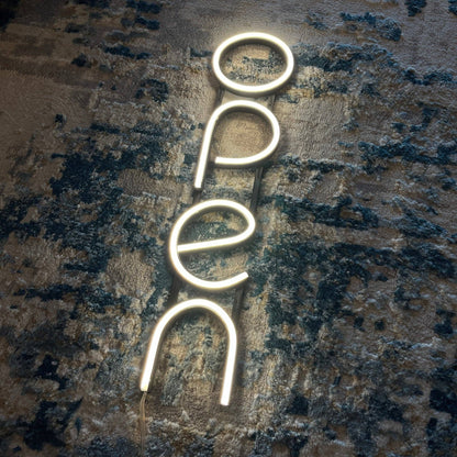 Open LED Neon Sign – Ultra Bright Lighted Sign for Business Storefront, Retail Shop, Bar, Salon, and Restaurant | USA Made
