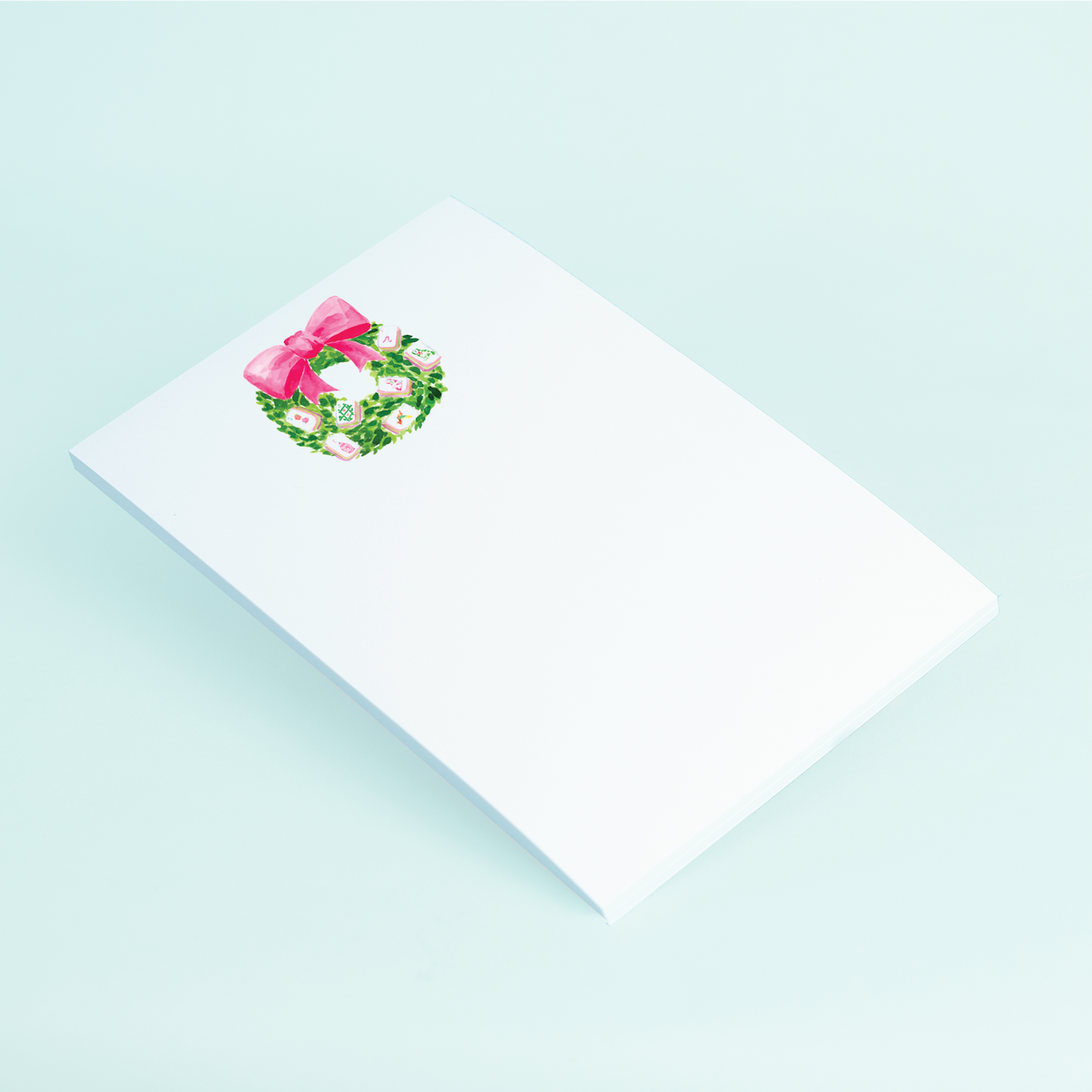 Mahjong Wreath Notepad