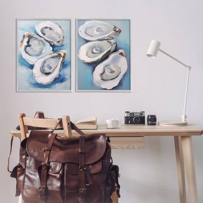Oysters on the Half Shell Framed Art