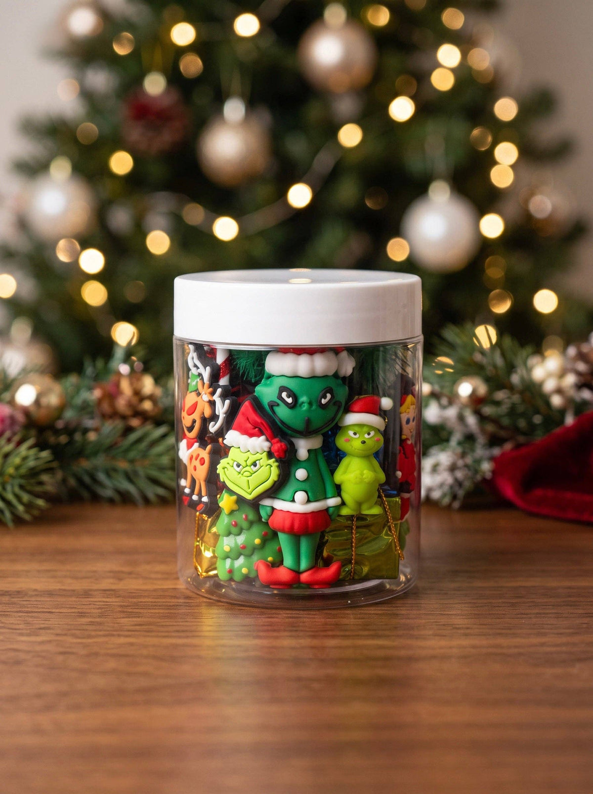 Christmas Dough Jars