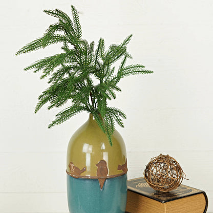 511785- 25in Spray-Soft Touch Fresh Green Norfolk Pine-