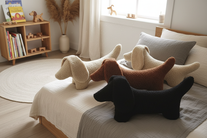 Dachshund Dog Plush Throw Pillow - 5 colors