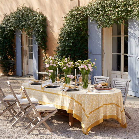 Meadows Dijon Tablecloth