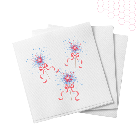 All American Sparklers Cocktail Napkins | Set of 20