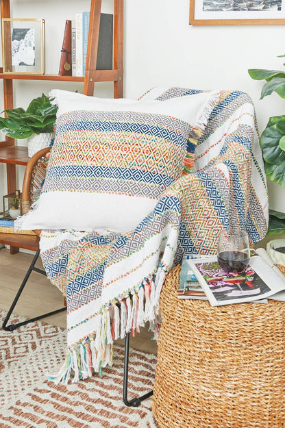 Ashley Diamond Striped Throw Pillow