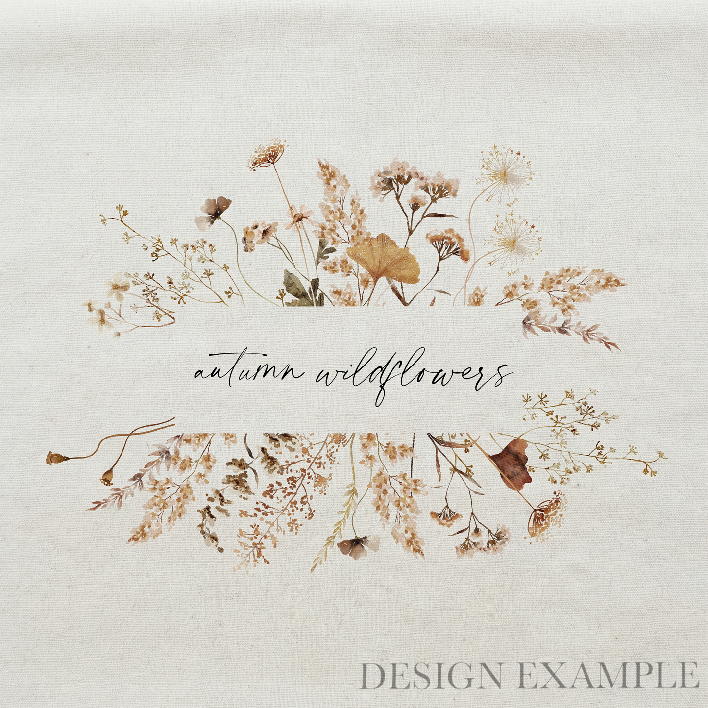 Tea Towel - Autumn Wildflowers | Hostess Gift