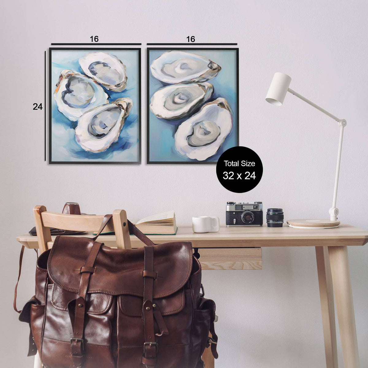 Oysters on the Half Shell Framed Art